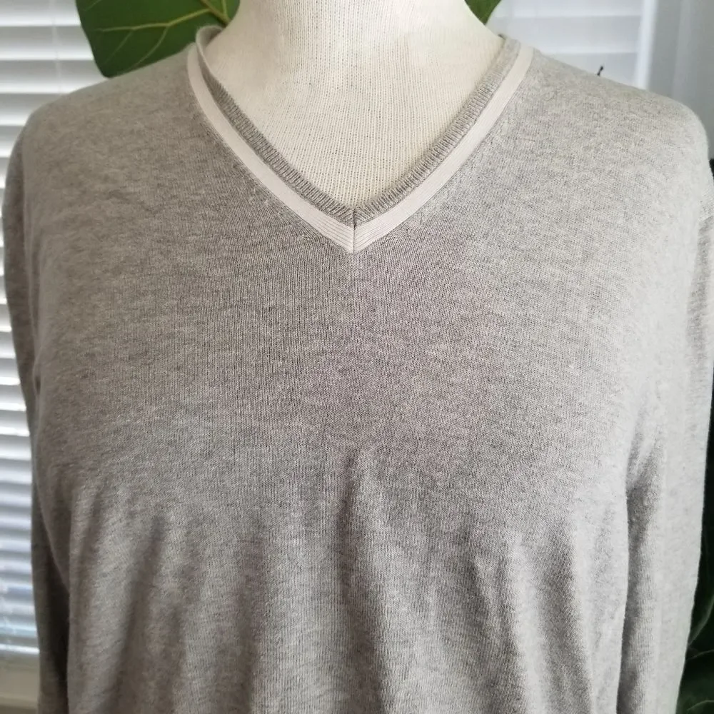 Banana republic v-neck pullover cardigan 100% cotton size medium